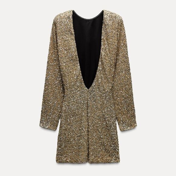 Zara sequin mini dress ZW collection - Picture 11 of 13